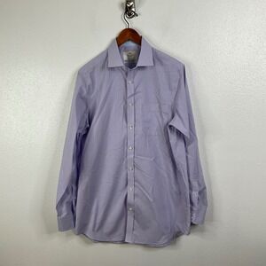 Hawes & Curtis Non-Iron Classic Fit Long Sleeve Button Down Shirt Size 16/36